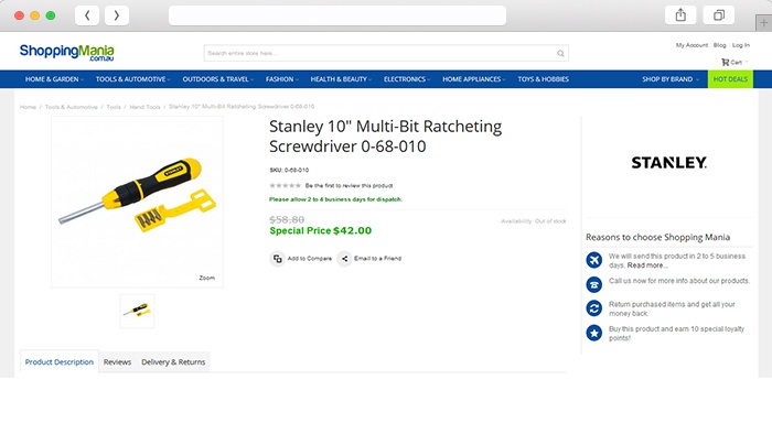 product full description